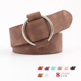 thumbnail image 3 of Brown belt women's belt with buckle, 3 of 4