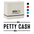 thumbnail image 2 of Printtoo Petty Cash Self Inking Rubber Stamp Pre-Inked Office Stamp- Home Office Business Stationery, 47 x 20 mm Red, 2 of 7