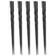thumbnail image 2 of 5 pares de palillos chinos reutilizables de fibra de vidrio, antideslizantes, para sushi., 2 of 7
