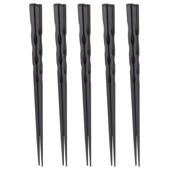 Set of 5 Pairs Sushi Chopsticks Japanese Flatware Travel-Friendly Korean Chop Sticks Glass Fiber Design