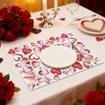 thumbnail image 5 of Uxgjfwu Valentines Day Heart Placemats, Themed Insulated Table Mats for Party Decoration, Set of Dining Mats for Holiday Table Setting, Kitchen, Festive Home Meal, 5 of 6