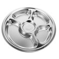 thumbnail image 3 of Shisuyan Assiette Divisée Argent 1Ensemble 11.0X11.0X1.3In, 3 of 9
