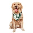 thumbnail image 5 of Goofa Palm Branch With Leaves Printing Dog Bandana ,Cat Scarf Adjustable Bib Handkerchief Accessories for Dogs Cats,Pet scarf,Pet fashion, 5 of 6
