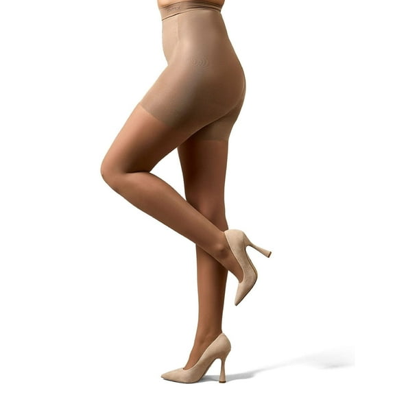 MeMoi Women's BodySmootHers Girdle Top Shaper Sheers - Womens - Female (Small, Honey)