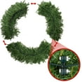 thumbnail image 3 of Casafield 60 Inch Artificial Green Fir Christmas Wreath Indoor/Outdoor Holiday Décor, 3 of 7