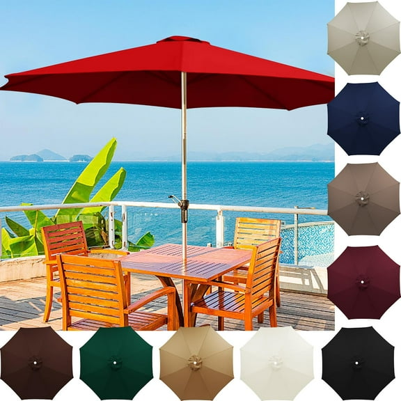 Umbrella Cloth Umbrella Replacement Courtyard Center Pillar Banana Umbrella Cloth Replacement New Outdoor Sunshade Rainproof Sun Umbrella