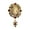 Golden, variant on Women Brooch Retro Victorian Human Profile Rhinestone Decor Anti-slip Hollow Out Suit Coat Collar Hat Scarf Decoration Clothes Pin Prom Party Garment Jewelry