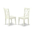 thumbnail image 2 of East West Furniture Dining Room Set Linen White, WECL7-LWH-W, 2 of 4