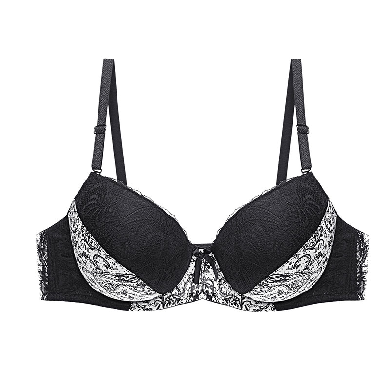 Karcher Adjusted Straps Bra Lace Padded Lingerie Bra Women Underwear PlusSize Bra Underwire