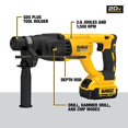 thumbnail image 3 of DEWALT Ensemble de Perceuse à Marteau Rotative 20V MAX* XR, Poignée en D, 1 Po (DCH133M2), 3 of 5