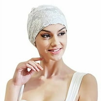 Women Swimming Cap Swim Cap for Girl Ladies Extra Large Swim Cap Bathing Cap Elastic Bath Cap Vintage Swim Cap Long Short Hair Lace Flower Beach Hat Swim Cap Cover Ear Hair Dry Swim Cap No Waterproof