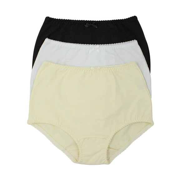 Paquete de Pantaletas Gota de Rocío Modelo 2560, Estilo completo alta, Colores surtidos básicos