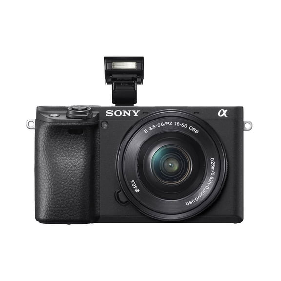 Sony a6400 ILCE-6400L - Digital camera - mirrorless - 24.2 MP - APS-C - 4K / 30 fps - 3x optical zoom 16-50mm lens - Wi-Fi, NFC, Bluetooth - black (Sold without manufacturer warranty)