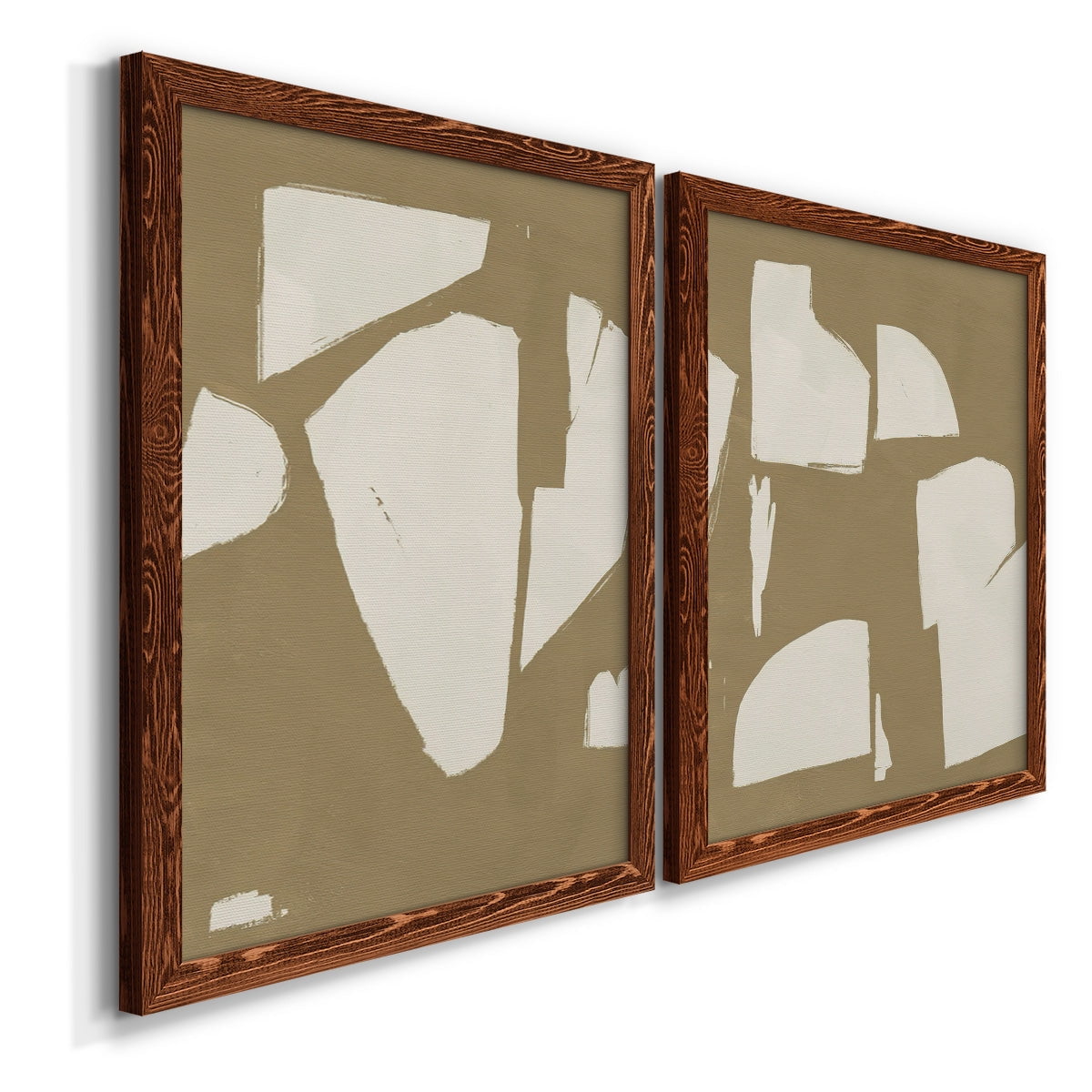 Chunky Abstract III - Premium Framed Canvas 2 Piece Set - Ready to Hang