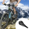thumbnail image 4 of Soidarity Sillín de bicicleta ergonómico absorción de impacto transpirable ligero asiento hueco resistente a la intemperie Unisex suministros de cojín Ciclismo Negro Soidarity OD003239-01, 4 of 6