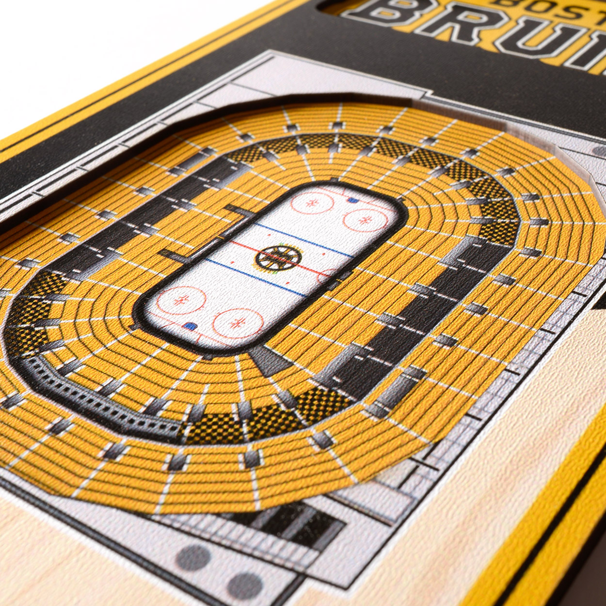 Boston Bruins 6'' x 19'' 3D StadiumView Banner