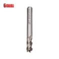 thumbnail image 2 of BE-TOOL 4 Flute Milling End Cutter Drill Bit for CNC Cutter Milling Drill Bit Metal Tool 6mm Silver, 2 of 3