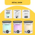 thumbnail image 2 of Swirl CREAMi Pint Containers and Lids, Compatible with NC700 NC701 Series Ninja Swirl Ice Cream & Soft Serve Makers, BPA-Free & Dishwasher Safe, XSK7PNTLD2, 3 Pack (Grey), 2 of 7