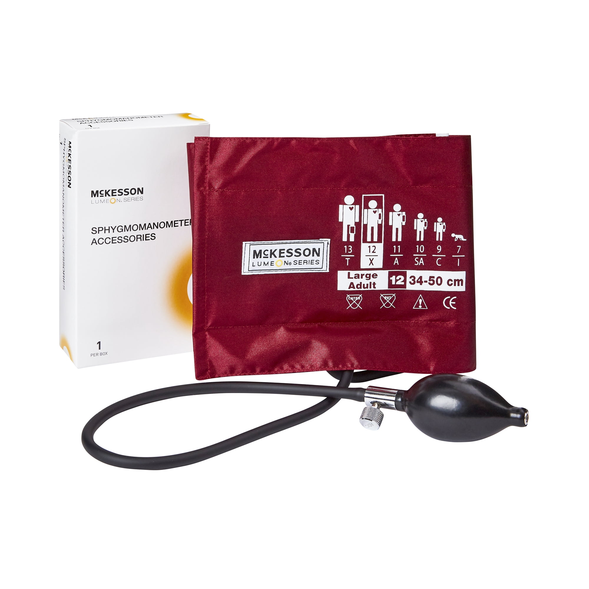 McKesson Lumeon Inflation System, Blood Pressure Monitor Accessories - Large, 1 Ct