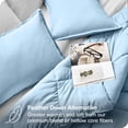 thumbnail image 3 of Bare Home Goose Down Alternative Comforter Set - 2 Piece Set - Twin/Twin XL, Light Blue, 3 of 7
