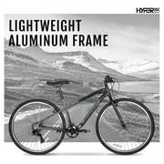 Hyper Bicycles 700c Urban Hybrid Bike, Adults Ages 14+, Gray