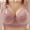 c04Pink, variant on LNWUY Push up Bras for Women Plus Size Comfortable Printing Gathered Front Closure Bras Full Coverage No Underwire Everyday Bra Green XXXXL