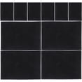 thumbnail image 5 of 10 hojas de papel Kraft en blanco hojas de fieltro autoadhesivas multipropósito para hacer arte y manualidades (negro), 5 of 5
