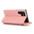 thumbnail image 3 of SaniMore Samsung Galaxy S22 Ultra Case (6.8" 2022) with Zipper Wallet & Wrist Strap & Magnetic Closure Card Slots Kickstand Slim Full-around Protective Business Cover for Galaxy S22 Ultra, Rosegold, 3 of 15