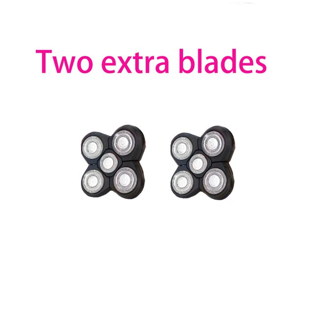 Afeitadora eléctrica 5 en 1 para hombres, afeitadoras de cabeza flotante 4D para hombres calvos, Kit de aseo inalámbrico de 5 cabezas con IPX6 impermeable Tan Jianjun unisex