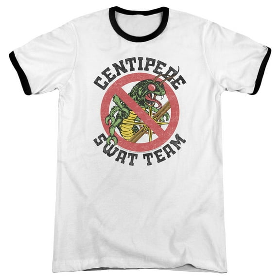 Atari Swat Team Adult Ringer White Black