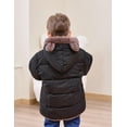 thumbnail image 4 of Aideaone Baby Toddler Winter Fleece Coat Boys Girls Cute Bear Ear Hooded Jackets with Pockets 6M-5T, 4 of 7