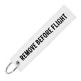 thumbnail image 2 of Milaget Portable Key Chain Key Fob Embroidery Car Key Holder for Adults and Children White, 2 of 7