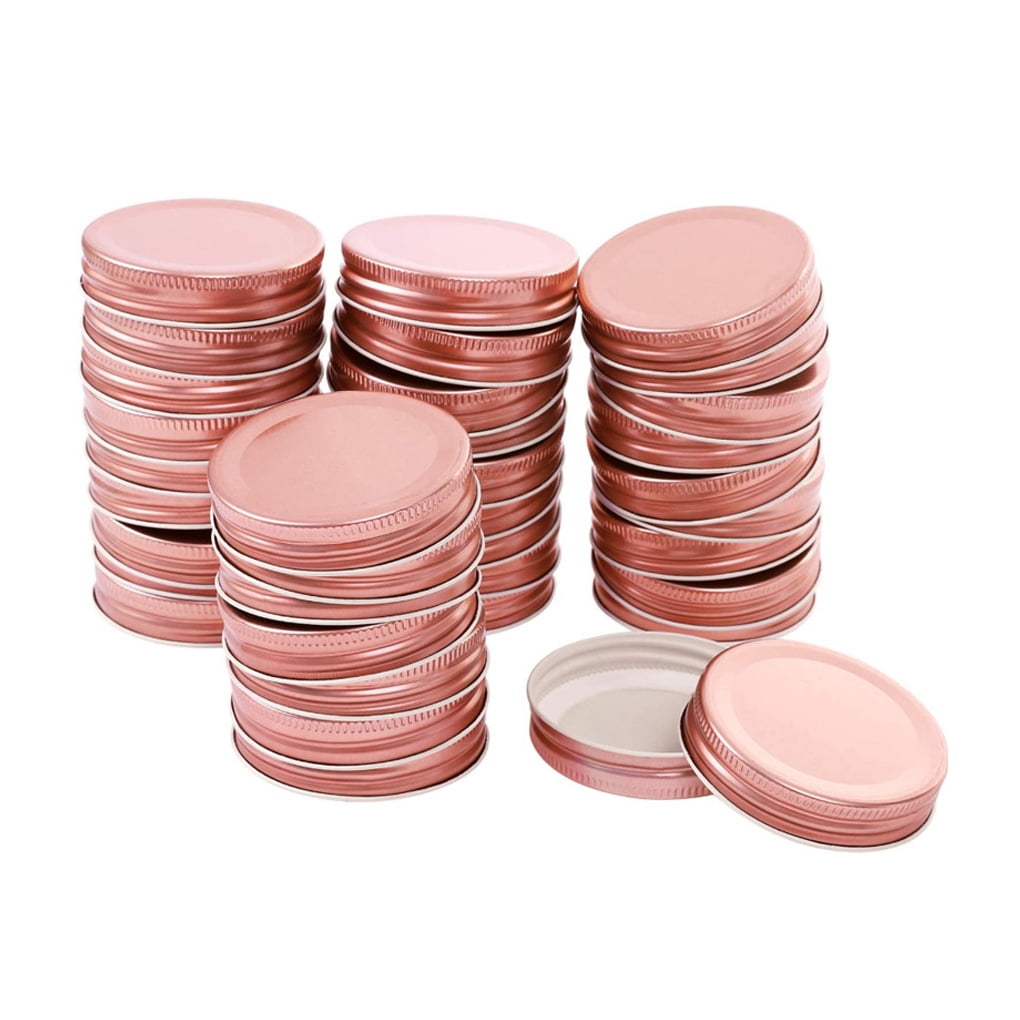 12Pcs 70mm Wide Mouth Canning Jar Lids Metal Sealing Storage Caps Replacement Cover
