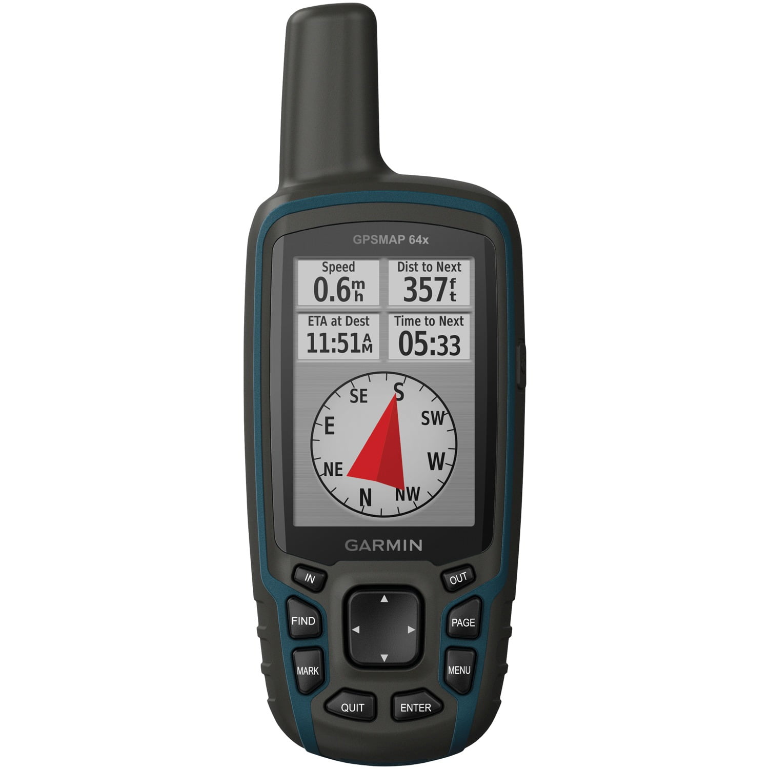 Buy Garmin GPSMAP 64x, Handheld GPS, Preloaded with Topo Active Maps