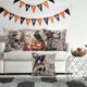 thumbnail image 5 of 4 Pices Taie D'oreiller Halloween, (45 X 45 Cm)housse De Coussin Halloween,housse Canap Avec Crne Citrouille Pour La Fte D'halloween, Dcoration Ma, 5 of 5