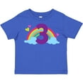 thumbnail image 3 of Inktastic 3rd Birthday Rainbow Number 3 Girls Toddler T-Shirt, 3 of 5
