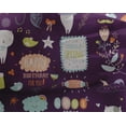 thumbnail image 4 of oneOone Georgette Viscose Wine Fabric Floral|Rat & Cat Cartoon Diy Clothing Quilting Fabric Print Fabric By Yard 42 Inch Wide, 4 of 4