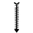 thumbnail image 1 of Outdoor Snowfall Measuring Gauge with Detachable Stick for Garden, Yard, Winter Weather Monitoring - Heavy Duty Metal Rust Resistant, 1 of 8