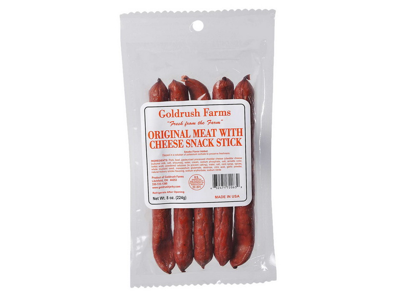 (Price/Case)Goldrush Farms Original Meat & Cheddar Cheese Snack Sticks