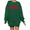 Green, variant on DEXIO Christmas Vibes Oversize Sweatshirt Women Merry Christmas Shirt Xmas Long Sleeve Shirt Winter Holiday Sweatshirts