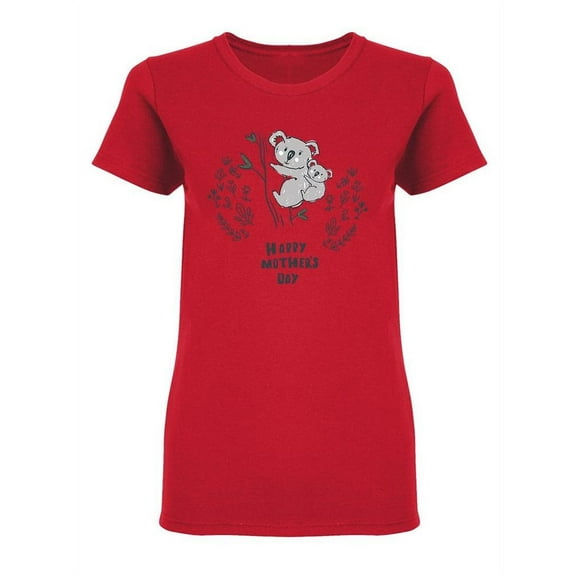 Happy Mother`s Day Koala T-Shirt Women -Image by Shutterstock, Female x-Large