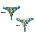 thumbnail image 3 of Fotbe Bright Paper Cactus Scene Tanga Sin Costuras para Mujer con Estampado – Panties Invisibles, Transpirables y Cómodos para Uso Diario-4X-Large, 3 of 6