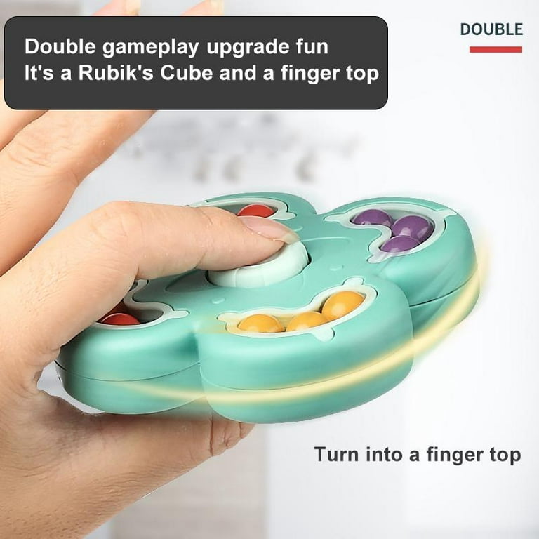 Rotating Magic Bean Intelligence Fingertip Cube, Fingertip Fidget Toys