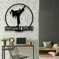 thumbnail image 2 of Craftnamesign Custom Girl Taekwondo Martial Arts Metal Sign LED Light, Girl Tae Kwon Do Name Sign, 2 of 5