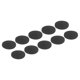 thumbnail image 1 of Uxcell 10 Pcs Almohadillas para Muebles Antideslizantes, 4/5" (20mm x 2mm) Grippers de Muebles Autoadhesivos Pies de Caucho Antirayaduras para Protectores de Piso de Madera, Negro, 1 of 6