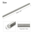 thumbnail image 3 of Uxcell M12 x 250mm 304 Stainless Steel Fully Threaded Rod Right Hand Threads 2 Pack, 3 of 4