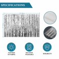 thumbnail image 6 of Grey Forest Placemats Set of 2, Modern Oil Painting Art Washable Wipeable Table Mats for Dining Tables, Indoor Outdoor Kitchen Place Mats for Holiday Party Table Decor, 6 of 9