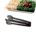thumbnail image 2 of Fineline Setting 3307-BK Plastic 7 Party Tray Tong - 48 / CS", 2 of 2