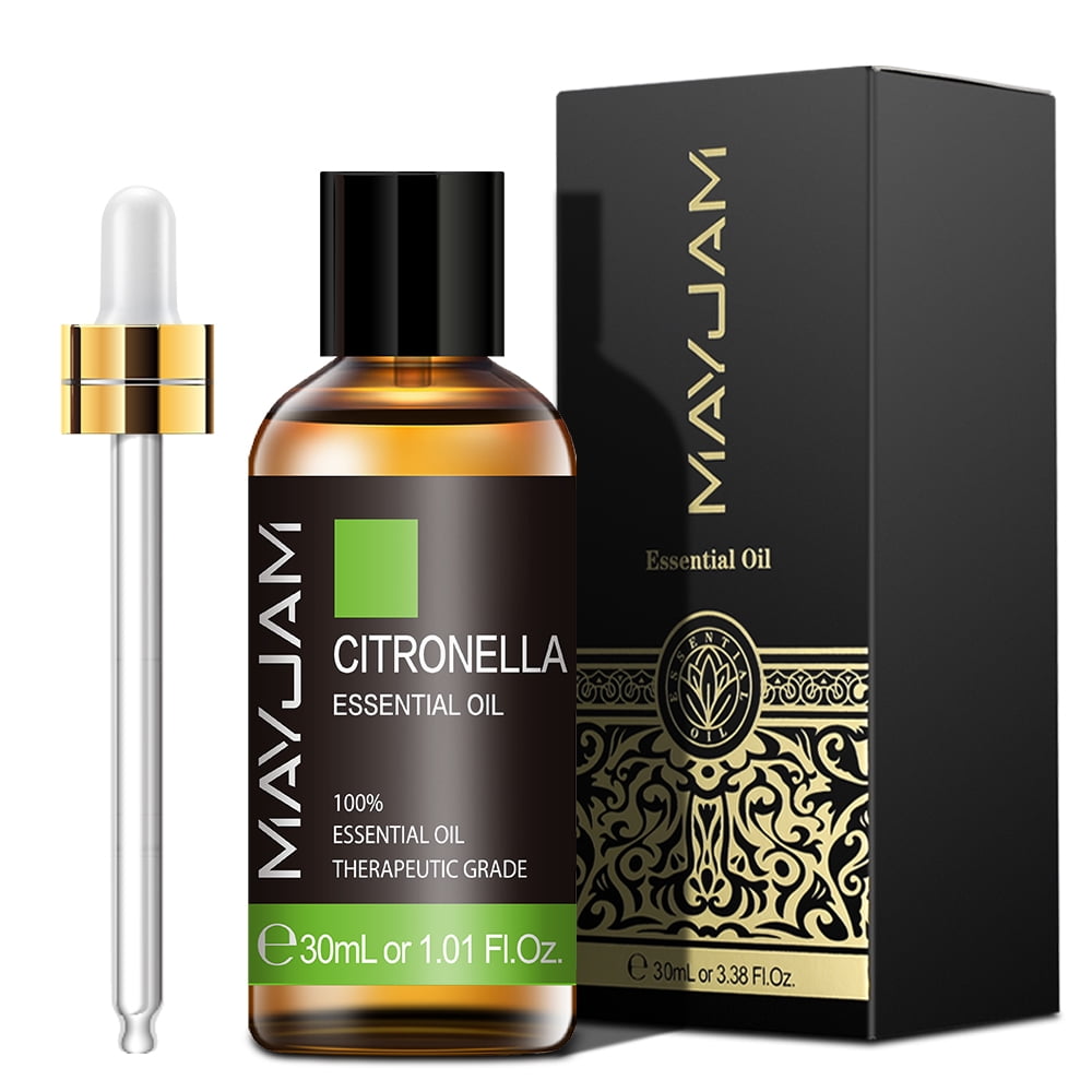MAYJAM 30mL Citronella Essential Oil, Premium Pure Essential Oils, 1