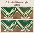 thumbnail image 7 of Design&I 4'x6' Washable Area Rug Flatweave Daily Traffic Ready Shaped Beast Retro Athletic Varsity Border Panel Footboard Football for Dorm Room, Living Apartment, 7 of 7